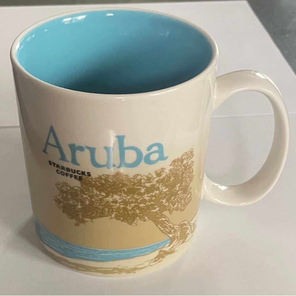Starbucks Aruba Mug with Blue Interior - Global Icon Series